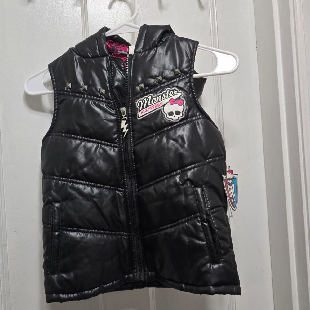 Monster High Black Puffer Jacket